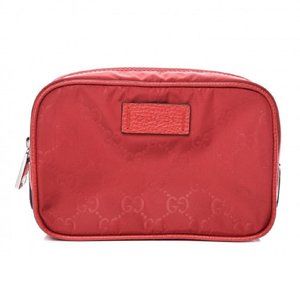 Gucci Mint Pink Micro Guccissima Leather Pouch Cosmetic Bag at 1stDibs